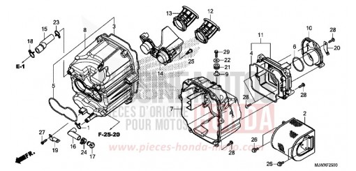 FILTRE A AIR CB500XAJ de 2018